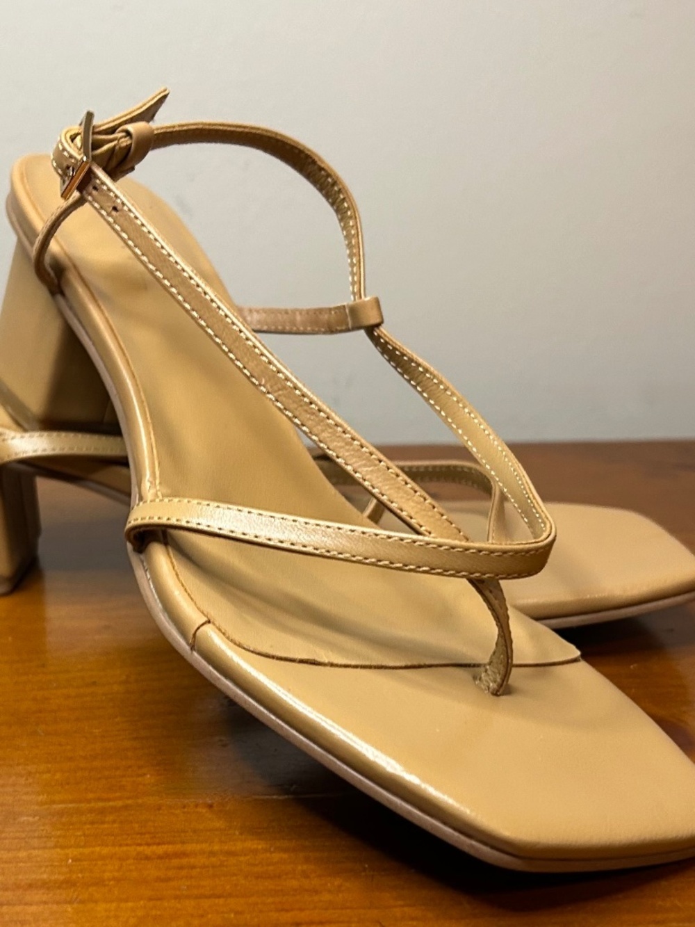 Raye Gaia Heel Size 7.5 Tan